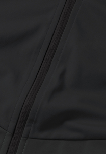 Chaqueta Softshell negra para mujer de alta calidad con logotipo personalizado, precio de fábrica, chaquetas transpirables de manga larga para correr al aire libre a prueba de viento - Product Image 5