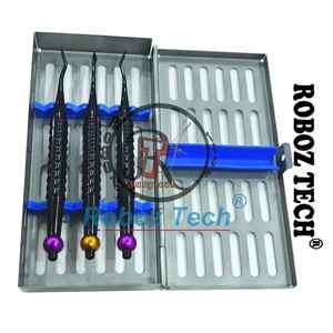 ชุดเครื่องมือในการผ่าตัดรากฟันเทียมสีดำ - Product Image 1
