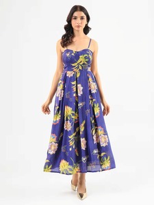 Vestido de verano de algodón indio hecho a mano para mujer elegante sin mangas ropa de fiesta personalizada novia regalo de boda estilo informal - Product Image 2