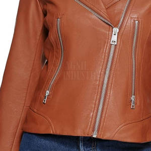 Chaqueta de Cuero para Mujer de Último Diseño y Calidad Premium, Transpirable, Ecológica, de Invierno, Precio al por Mayor, Hecha en Pakistán - Product Image 6