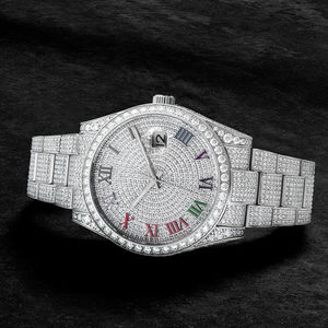 Iced Out New High Quality Luxury Customized Hip Hop <b>watch</b> Leb Grown Diamond <b>Wrist</b> <b>Watches</b> for <b>Men</b> women - Product Image 4