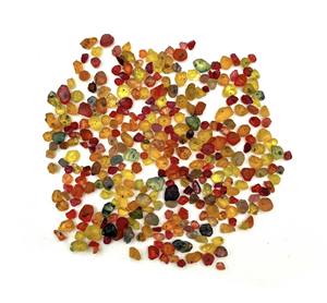 พลอยแซฟไฟร์ธรรมชาติแบบดิบ ขนาด 3-7 มม. น้ำหนัก 100 กะรัต สำหรับทำเครื่องประดับและเจียระไน - Product Image 4