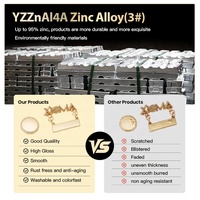 Bouton-pression carré en alliage de zinc personnalisé Jinyi, 12 mm, avec logo de marque OEM/ODM, vente en gros pour Thobe