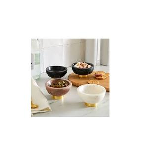 ที่มีคุณภาพสูงหินอ่อนชามสำหรับหัตถกรรมที่มีคุณภาพที่ดีที่สุดชิ้นส่วนที่ทันสมัยงานปาร์ตี้และงานแต่งงานที่ให้บริการใช้ชามหินอ่อนสำหรับราคาต่ำ - Product Image 4