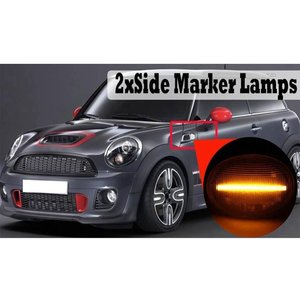Năng động LED Side Marker chỉ thị Kit khói ống kính Mini Cooper R55 R56 R57 R58 R59 CL-R56-LSM-SM Ô TÔ & xe máy/đèn & - Product Image 3