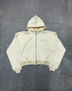 Sudaderas con capucha informales de invierno para hombre Color sólido Regular Fit 100% algodón polar transpirable ecológico de alta calidad - Product Image 5