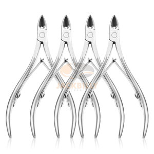 Pinces à cuticules en acier inoxydable coupe-cuticules coupe-peau morte ciseaux pédicure manucure outils ongles ongles - Product Image 1