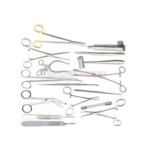 Kit Básico de Esterilización Veterinaria de 19 Piezas, Juego de Instrumentos Quirúrgicos Profesionales de Acero Inoxidable Alemán Reutilizable para Operaciones de Mascotas SIGAL - Product Image 4