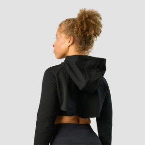 Meilleur sweat à capuche court pour femme Style pull pour l'hiver Techniques imprimées Chic et polyvalent pour la superposition de sorties décontractées - Product Image 4