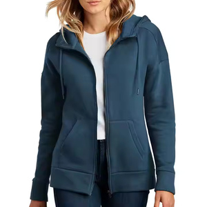ODM Primmum calidad personalizada de algodón polar sudaderas con capucha para mujer invierno grueso cálido Casual Sudadera con capucha para mujer - Product Image 5