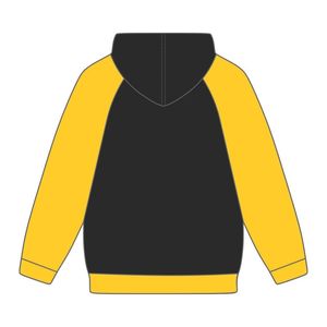 Anno di fondazione 1963 Iota Phi Theta corpo nero oro maniche Raglan felpa con cappuccio greco confraternita abbigliamento Divine Nine HBCU - Product Image 3