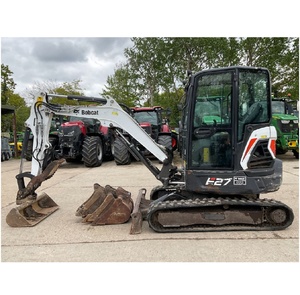 Mini-excavatrice compacte E27 avec pouce hydraulique, multiples accessoires, poids opérationnel de 3 tonnes, capacité de la benne de 0,2 m pour l'aménagement paysager et le creusement - Product Image 6