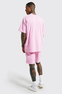 ชุดกางเกงขาสั้น2ชิ้นผ้าฝ้ายแบบโอเวอร์ไซส์ใหม่2026ชุดกางเกงขาสั้นผ้าคอตตอนแบบธรรมดาทรงพอดีตัว - Product Image 2