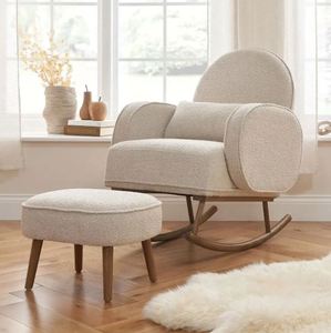 Mecedora decorativa de madera recién llegada para decoración del hogar y decoración de sala de estar en diseño moderno - Product Image 4