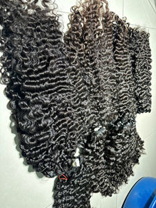 Machine brute bouclée vietnamienne Double trame Non-Remy 100% perruque humaine de qualité supérieure faisant un style bouclé en gros Permed Ready - Product Image 4