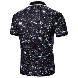 Polos de poliéster 100% ligeros de primera calidad, diseño de logotipo personalizado, camisetas cómodas transpirables con cuello de sublimación OEM - Product Image 5
