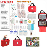 Trousse de Premiers Soins Professionnelle pour la Maison, la Voiture ou le Travail : Plus Fournitures Médicales d'Urgence pour le Camping, la Chasse, la Randonnée en Extérieur