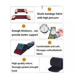 Sangles de compression et d'haltérophilie réglables avec logo personnalisé, enveloppes de support de poignet de gymnastique - Product Image 6