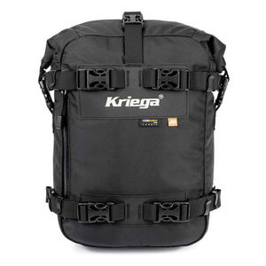Sacoche de selle noire KRIEGA US-10 pour motos, capacité de 10 litres, en plastique, aluminium et ABS, état d'occasion - Product Image 1