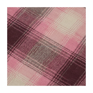 Chemise en flanelle à carreaux rose pour femme, manches longues, boutonnée, décontractée, pour l'hiver, OEM ODM en gros - Product Image 6