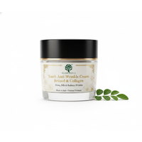 Crème anti-âge pour hommes 50 ml, crème anti-rides au rétinol et au collagène, raffermissante, pour peaux matures, RedMoringa, étiquette privée OEM