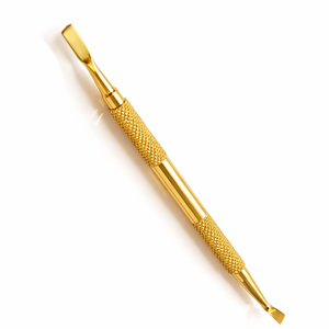 Pousse-cuticules double extrémité en acier inoxydable, réutilisable, haute qualité, outil de nettoyage pour manucure et pédicure, OEM, marque privée - Product Image 1