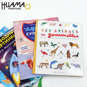 Custom Kids Early Education Sticker Book Cartoon <b>Pattern</b> Reusable Stickers for Learning DIY Craft Wholesale - Product Image 4