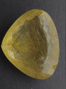 คุณภาพสูงขัด 100% ไข่มุกธรรมชาติตัดรูปร่าง Cabochon ทอง Rutilated ควอตซ์สอบเทียบอัญมณีหลวมสําหรับทําเครื่องประดับ - Product Image 2
