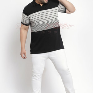 เสื้อโปโลผู้ชายทรงโอเวอร์ไซส์แฟชั่นโอเวอร์ไซส์พร้อมปักโลโก้และผ้าฝ้ายระบายอากาศได้ดีเสื้อโปโลไซส์ - Product Image 5