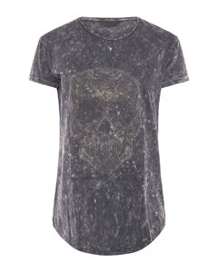 2025 dernier Logo personnalisé strass imprimé Acidwash t-shirts femmes hommes en gros T-Shirt disponible dans toutes les tailles - Product Image 5