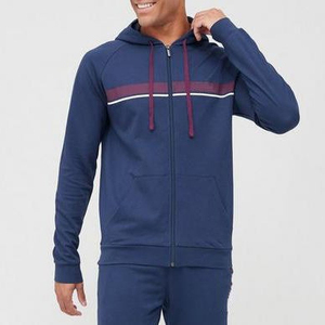 Sweat à capuche surdimensionné pour femmes personnalisé Sweats à capuche à manches longues Sweat-shirts à imprimé feuille d'érable Pull décontracté Sweats à capuche de couleur bleue Hiver 2025 - Product Image 4