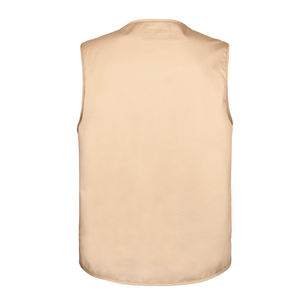 High Quality Hot Selling <b>Men's</b> Cargo <b>Vest</b> Premium Quality <b>Multi</b> Pockets Solid Color Zip Up Closure Caro <b>Vest</b> - Product Image 2