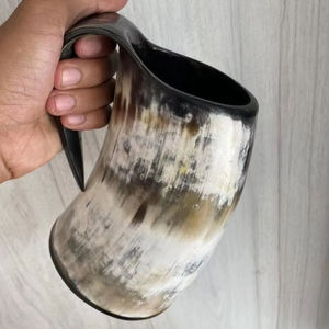 Nuevo diseño Bebida Diseño único La mejor calidad Cuerno de búfalo Tankard Viking Beber Cuerno Taza DE LA India para OCASIÓN DE Navidad - Product Image 1