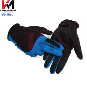 Guantes de equitación negros ligeros al por mayor guantes ecuestres personalizados montar a caballo inglés occidental ajuste transpirable - Product Image 5