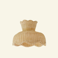 Lampe suspendue en rotin de haute qualité, abat-jour vintage en rotin, abat-jour en osier vintage, abat-jour tissé