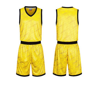 Conjunto de Uniforme de Baloncesto Personalizado sin Mangas, Transpirable, con Impresión por Transferencia de Calor, Logotipo Personalizado, Unisex, para Adultos, Ropa Deportiva de Equipo, 100% - Product Image 5