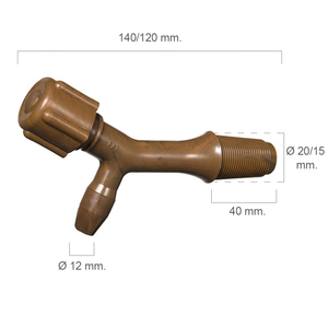 Rubinetto in plastica per fusti da 100 litri, numero 1 - Product Image 1