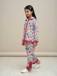 Ropa de dormir de algodón de manga larga para niños y niñas, conjunto de 2 piezas de invierno 2025, ropa de dormir para niños, pijamas personalizados para niñas y niños - Product Image 5