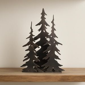 ต้นคริสต์มาสโลหะทำด้วยมือคุณภาพสูงเป็นมิตรกับสิ่งแวดล้อมสำหรับตกแต่งบ้านดีไซน์ไม่ซ้ำใครเหมาะสำหรับการจัดแสดงบนโต๊ะในวันหยุด - Product Image 5