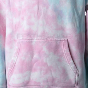 2024 mode Streetwear cravate teinture gros sweats à capuche conception personnalisée hommes cravate teinture sweats à capuche à vendre - Product Image 6