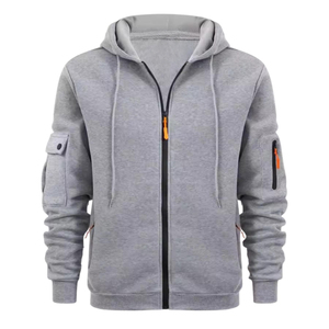 เสื้อสวมหัวมีฮู้ดฤดูหนาวของผู้ชายเสื้อสเวตเตอร์เนื้อนุ่มระบายอากาศได้ดี - Product Image 3