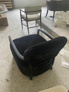 Contemporary Upholstery <strong>Yeti</strong> Sheepskin Armchair Solid Wood Furniture for Hotel Home 1-Piece Living Room <strong>Chair</strong> Fabric Wood - Product Image 3