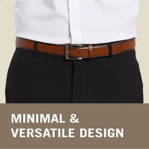 Nouvelle mode ceinture décontractée pour hommes en cuir de vachette véritable avec boucle à aiguille première couche tendance commerciale du Pakistan - Product Image 4