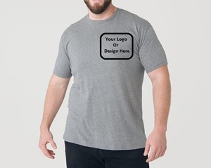 T-shirt classique à manches courtes pour homme T-shirt à col rond de haute qualité à épaules tombantes Sourcing from BD - Product Image 1