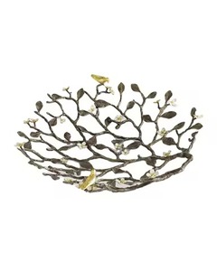 Luxury Pearl Finished Decorative Bowl With Triple Section Design Perfect For Elegant Serving And Modern Home Decor Styling - Product Image 2