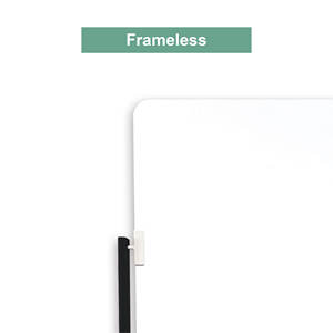 Double Sided Reversible Frameless Magnetic <b>Whiteboard</b> <b>Stand</b> With Wheels - Product Image 2