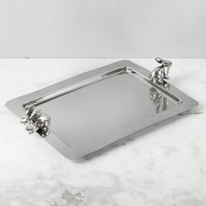 Hammered Copper Plating Serving <b>Tray</b> for Wedding <b>Table</b> Centerpieces Decoration 2024 New Design Food Serving <b>Tray</b> Best Seller - Product Image 6