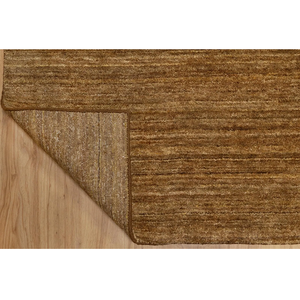 พรมขนแกะแกบเบห์ทำมือ สีน้ำตาลทอง พรมชนเผ่าเปอร์เซีย พรมลาย Golden Horizons สำหรับห้องนั่งเล่น ห้องนอน ตกแต่งบ้าน - Product Image 1