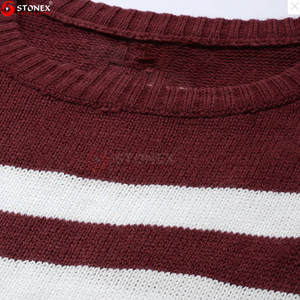 Nouveau dernier chandails pour hommes personnalisés Anti-rides décontracté mode col rond pull manches longues saison d'hiver respirant 100% - Product Image 5