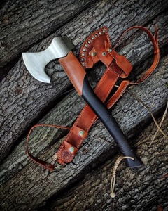 Wholesale Customized Top Quality OEM ODM Service Professional Damascus Handmade Sharp Durable Axe Camping Survival Cutting Wood - Product Image 3